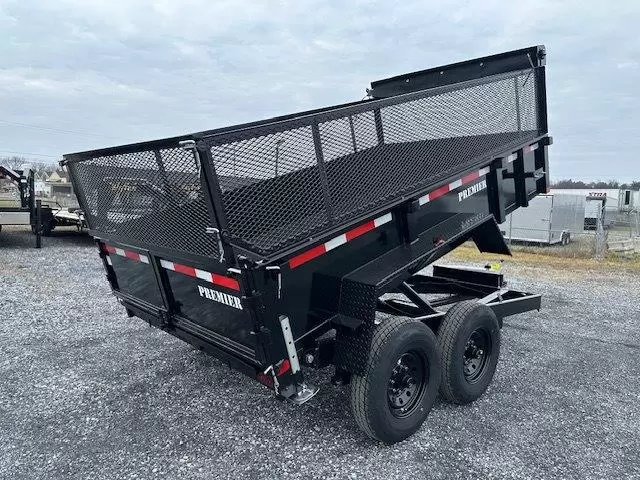 Premier 7 x 12 High Side Dump Trailer – Combo Gate & Ramps 3 Premier 7 x 12 High Side Dump Trailer – Combo Gate & Ramps - Image 3