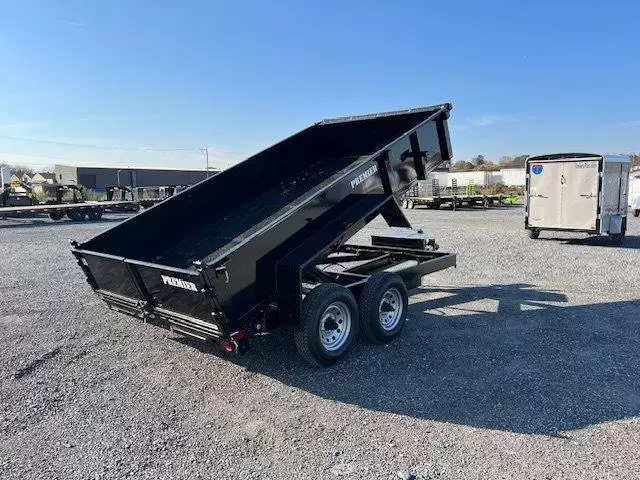Premier 7 x 12 Low Profile Dump Trailer Combo Gate and Ramps 4 Premier 7 x 12 Low Profile Dump Trailer Combo Gate and Ramps - Image 4