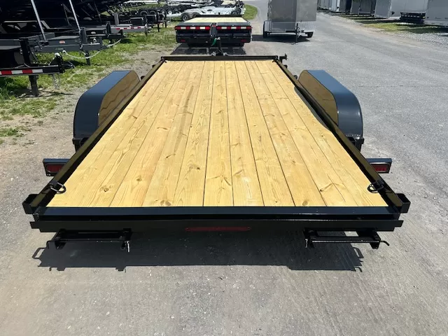 Premier 7 x 16 Open Wood Deck Car Trailer – Slide Out Ramps 2 Premier 7 x 16 Open Wood Deck Car Trailer – Slide Out Ramps - Image 2