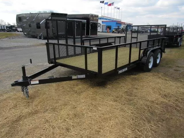 Premier 7 x 16 Landscape Utility Trailer – Mesh Sides & ATV Ramp 3 Premier 7 x 16 Landscape Utility Trailer – Mesh Sides & ATV Ramp - Image 3