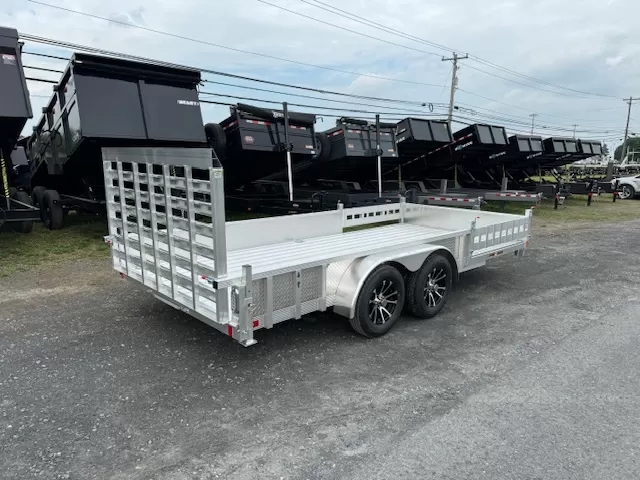 Sport Haven 7×16 Aluminum Utility Trailer – ATV Ramps 1 Sport Haven 7×16 Aluminum Utility Trailer – ATV Ramps