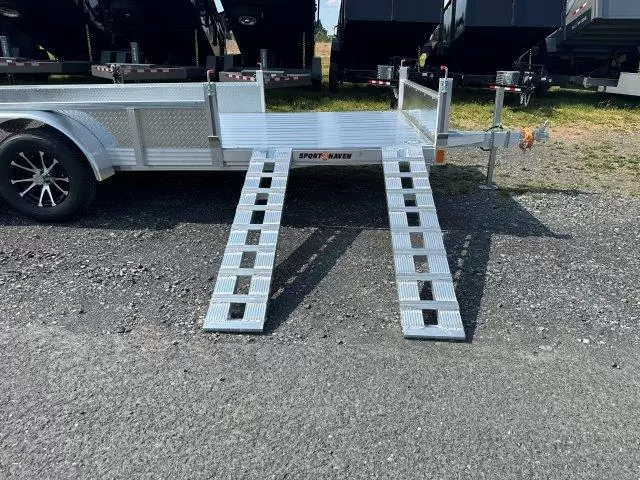 Sport Haven 7×18 Aluminum Utility Trailer ATV Ramps 4 Sport Haven 7×18 Aluminum Utility Trailer ATV Ramps - Image 4