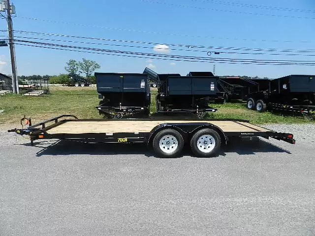 Big Tex 7 x 20 Open Car Hauler Slide Out Ramps 4 Big Tex 7 x 20 Open Car Hauler Slide Out Ramps - Image 4