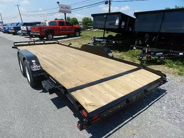 Big Tex 7 x 20 Open Car Hauler Slide Out Ramps 5 Big Tex 7 x 20 Open Car Hauler Slide Out Ramps - Image 5