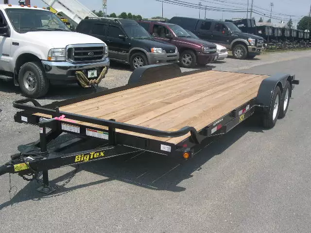 Big Tex 7 x 20 Car Trailer Trailer 7K Slide In Ramps 1 Big Tex 7 x 20 Car Trailer Trailer 7K Slide In Ramps
